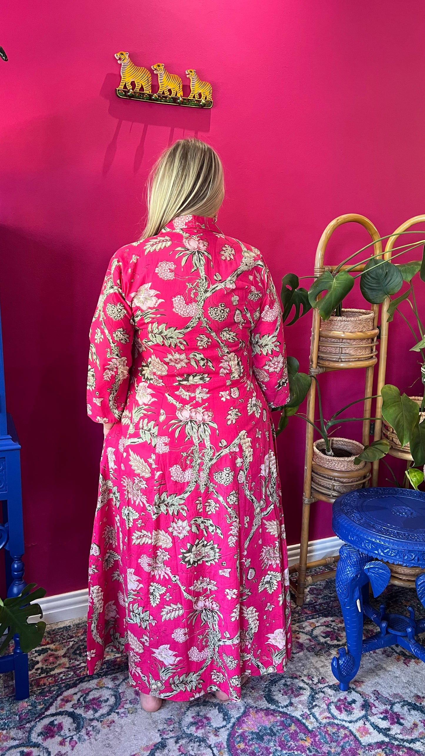 Sammy Joy Dress - Hot Pink Floral