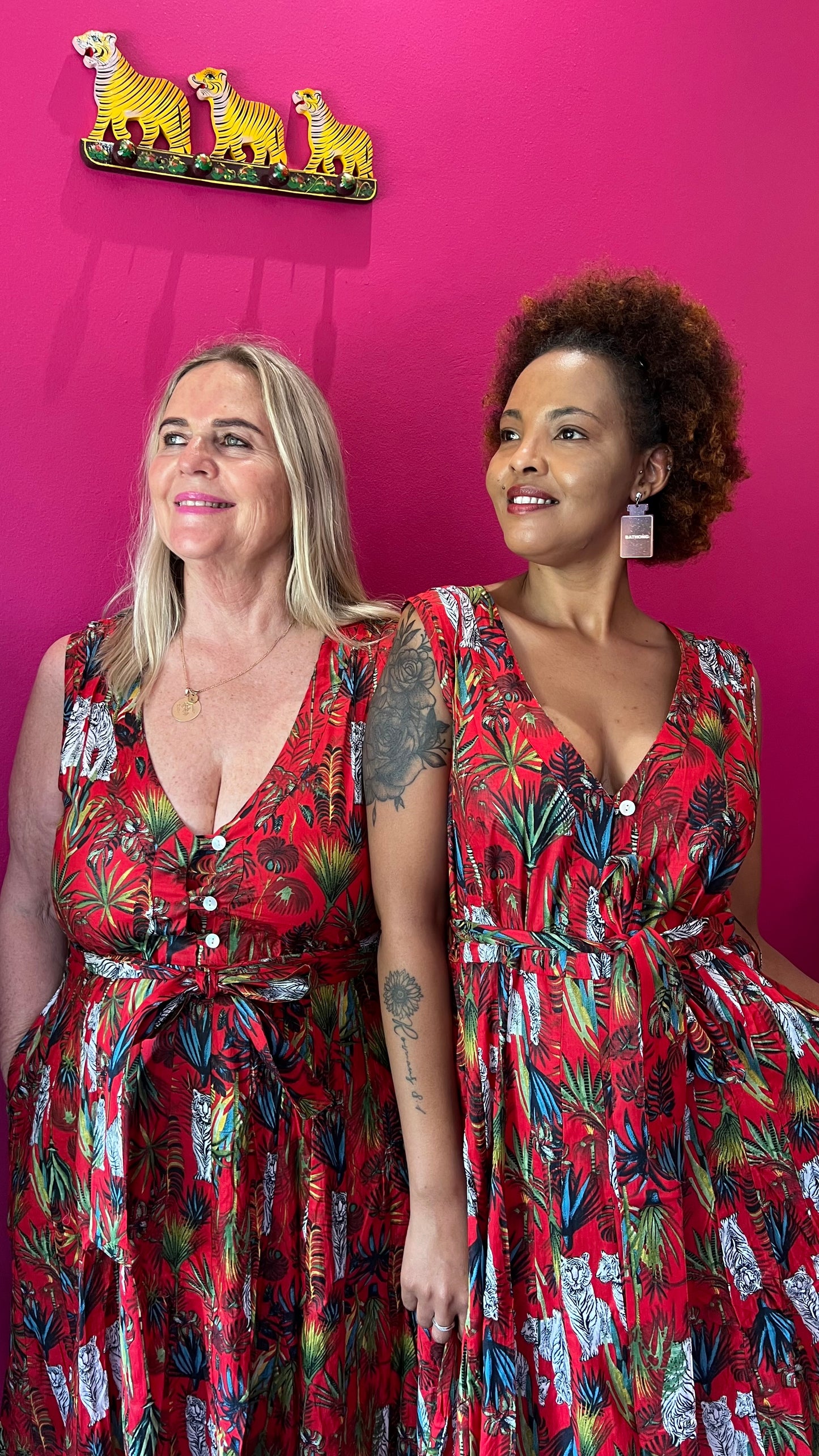 Avatar Dress - Red Tiger Palm