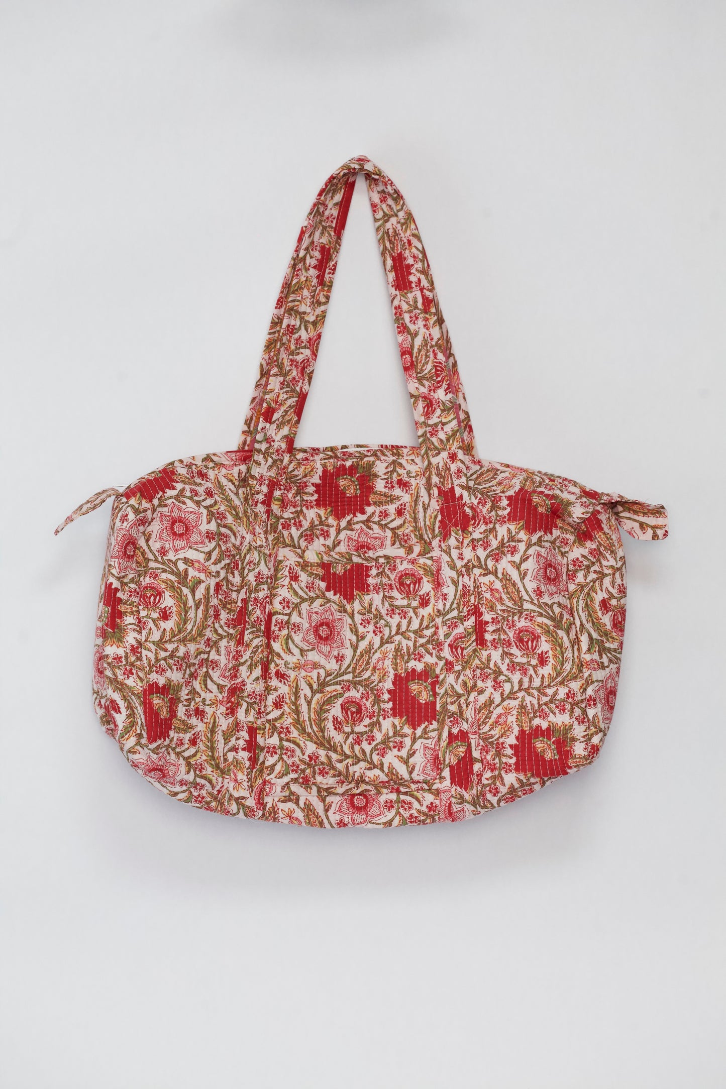 Cotton Quilted Weekend Bag