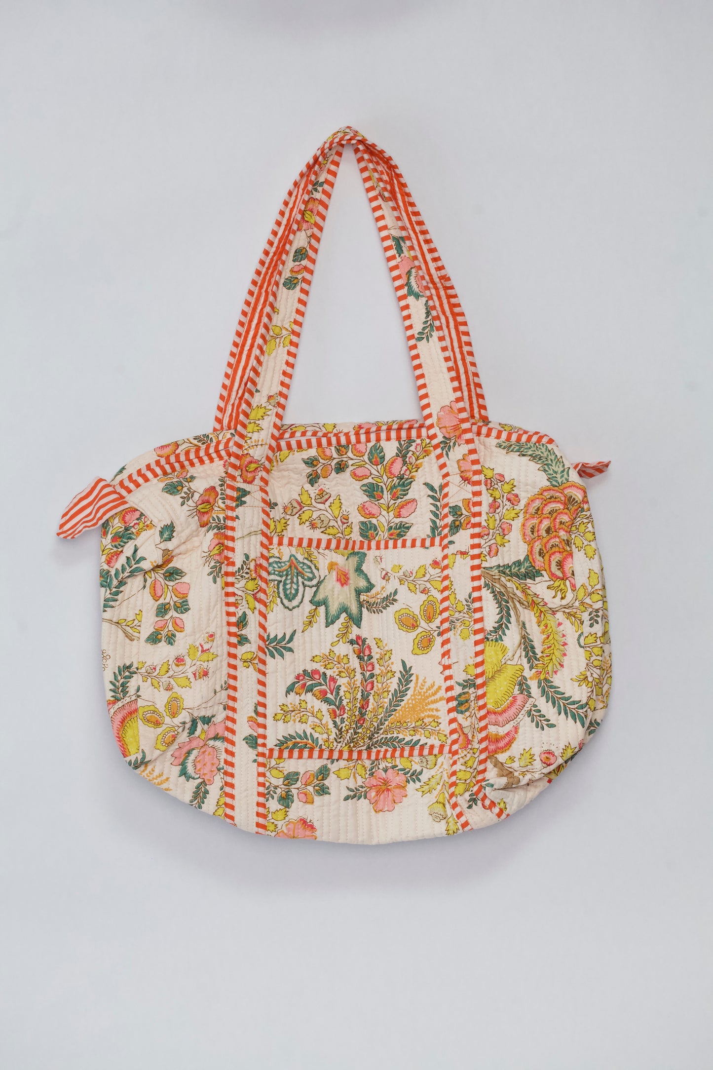 Cotton Quilted Weekend Bag