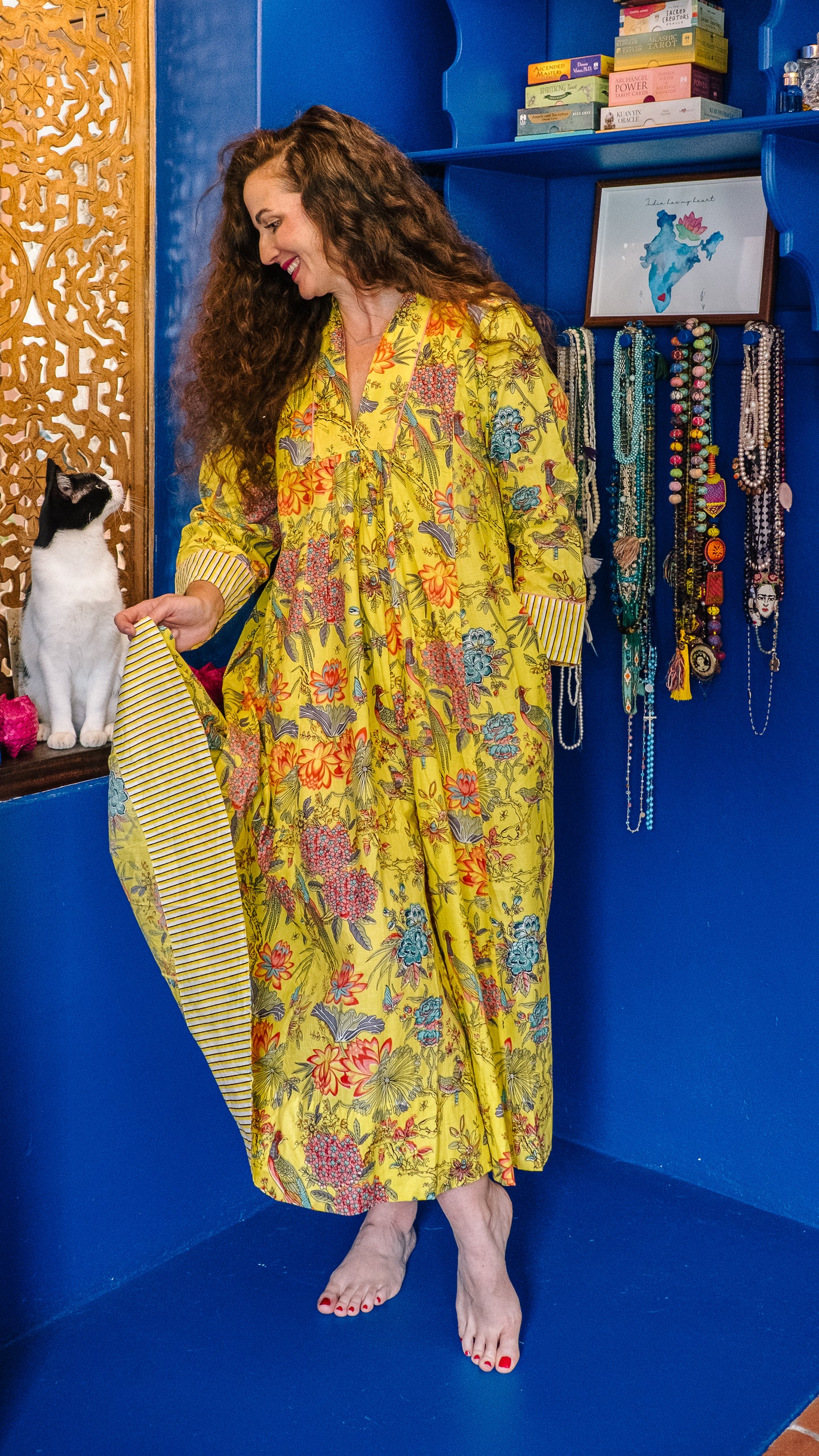 Long Rori Rose 2.0 - Yellow Peacock
