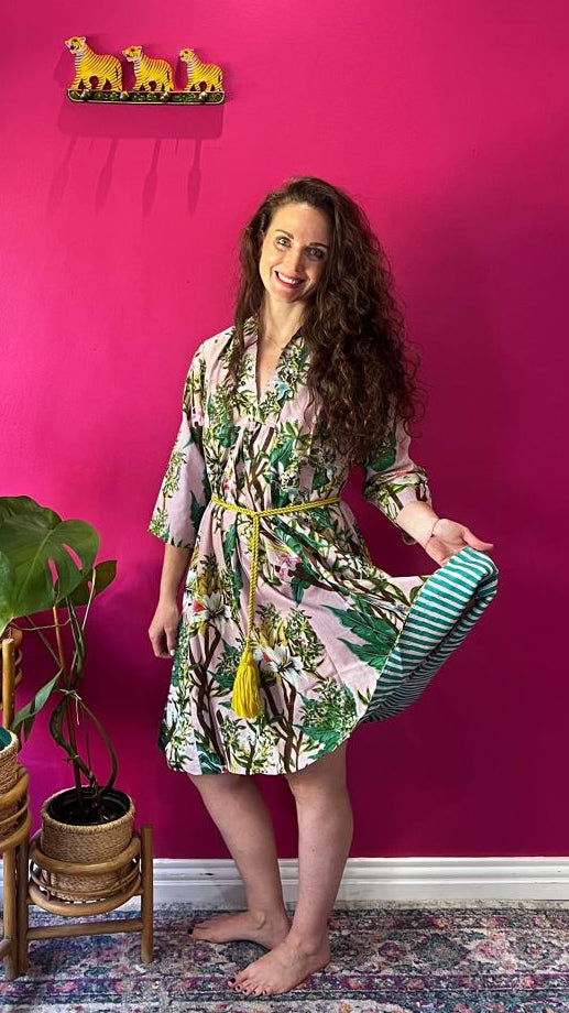 Short Rori Rose Dress - Musky Pink Lily of The Valley