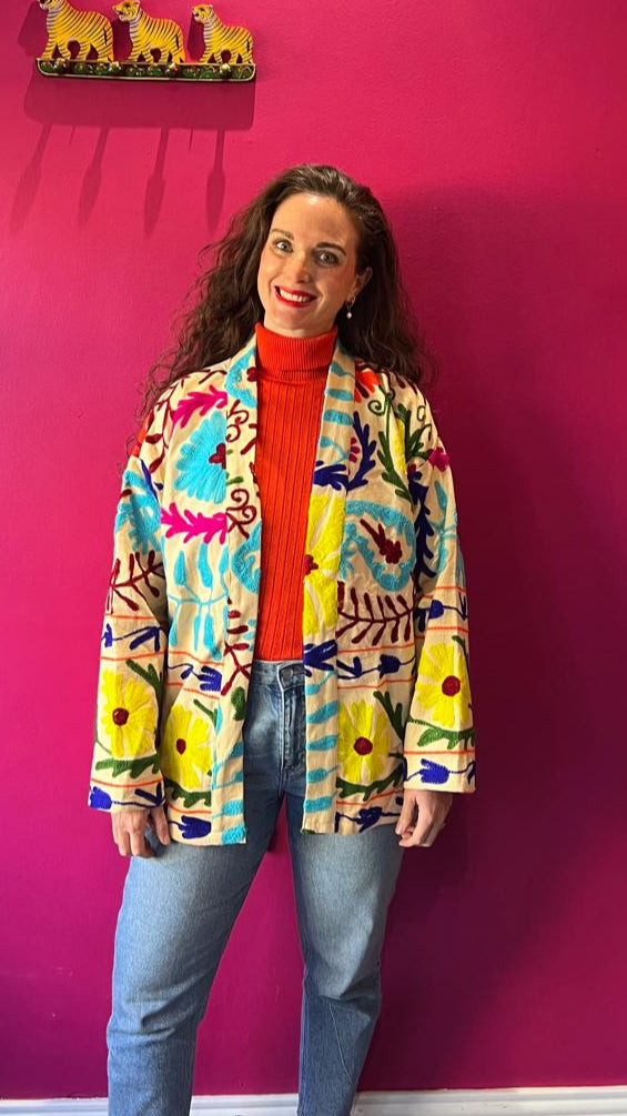 Suzani Cotton Jacket - Candy Shop
