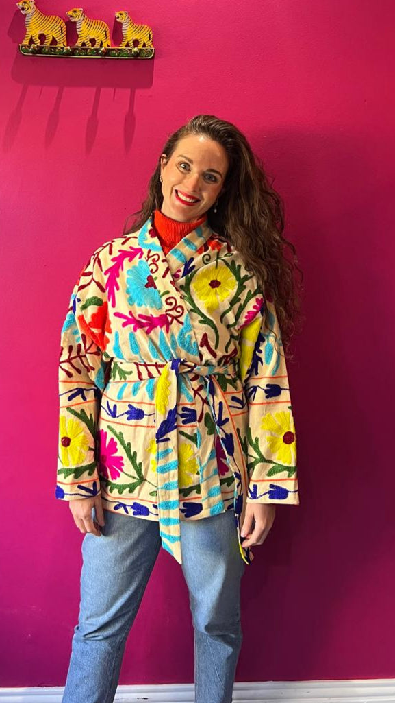 Suzani Cotton Jacket - Candy Shop