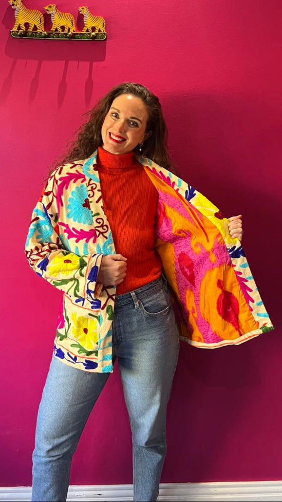 Suzani Cotton Jacket - Candy Shop