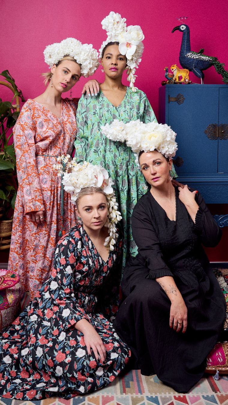 Sarah Lee Pleated Dress - Black