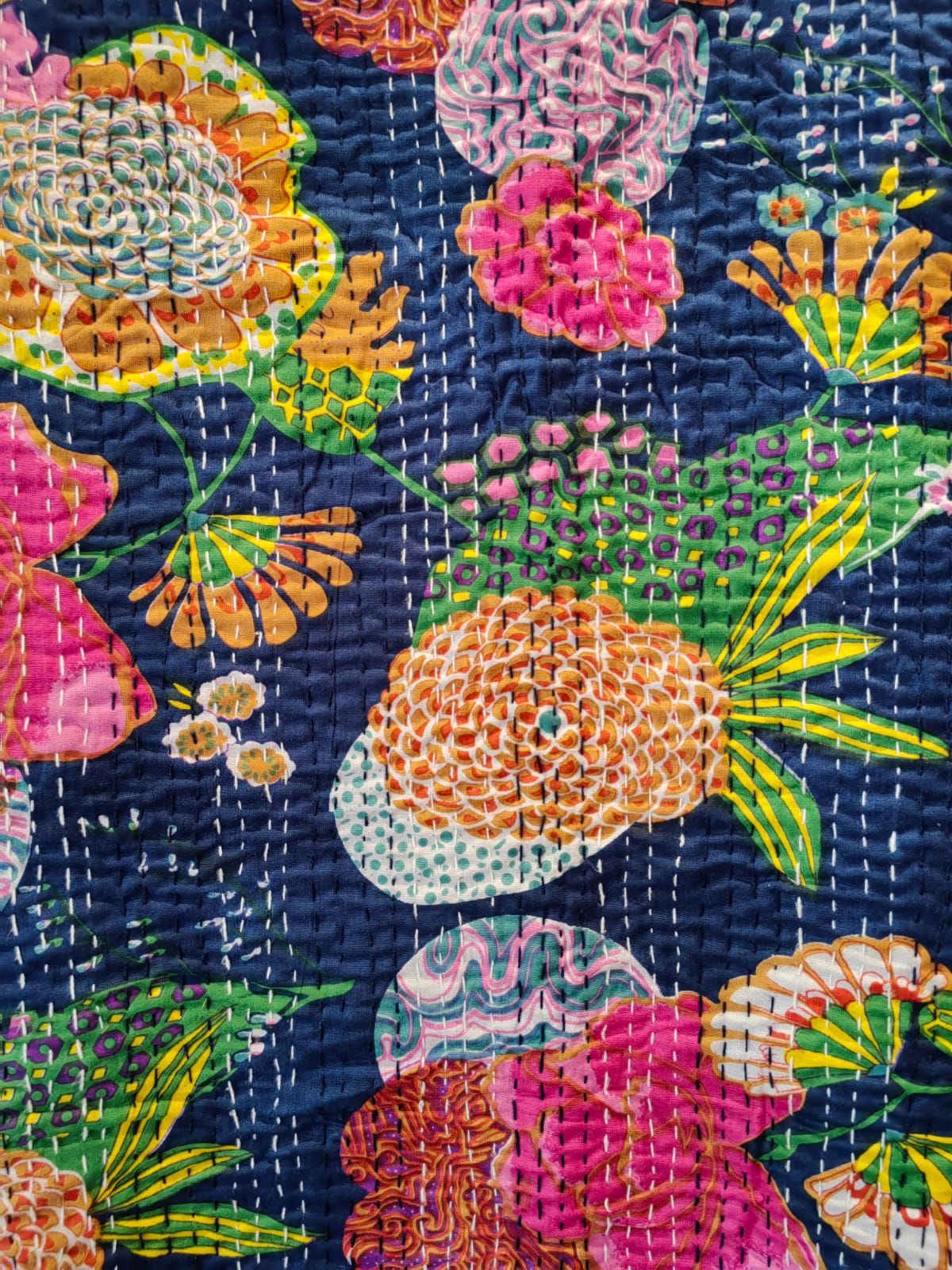 Hand Stitched Printed Quilts