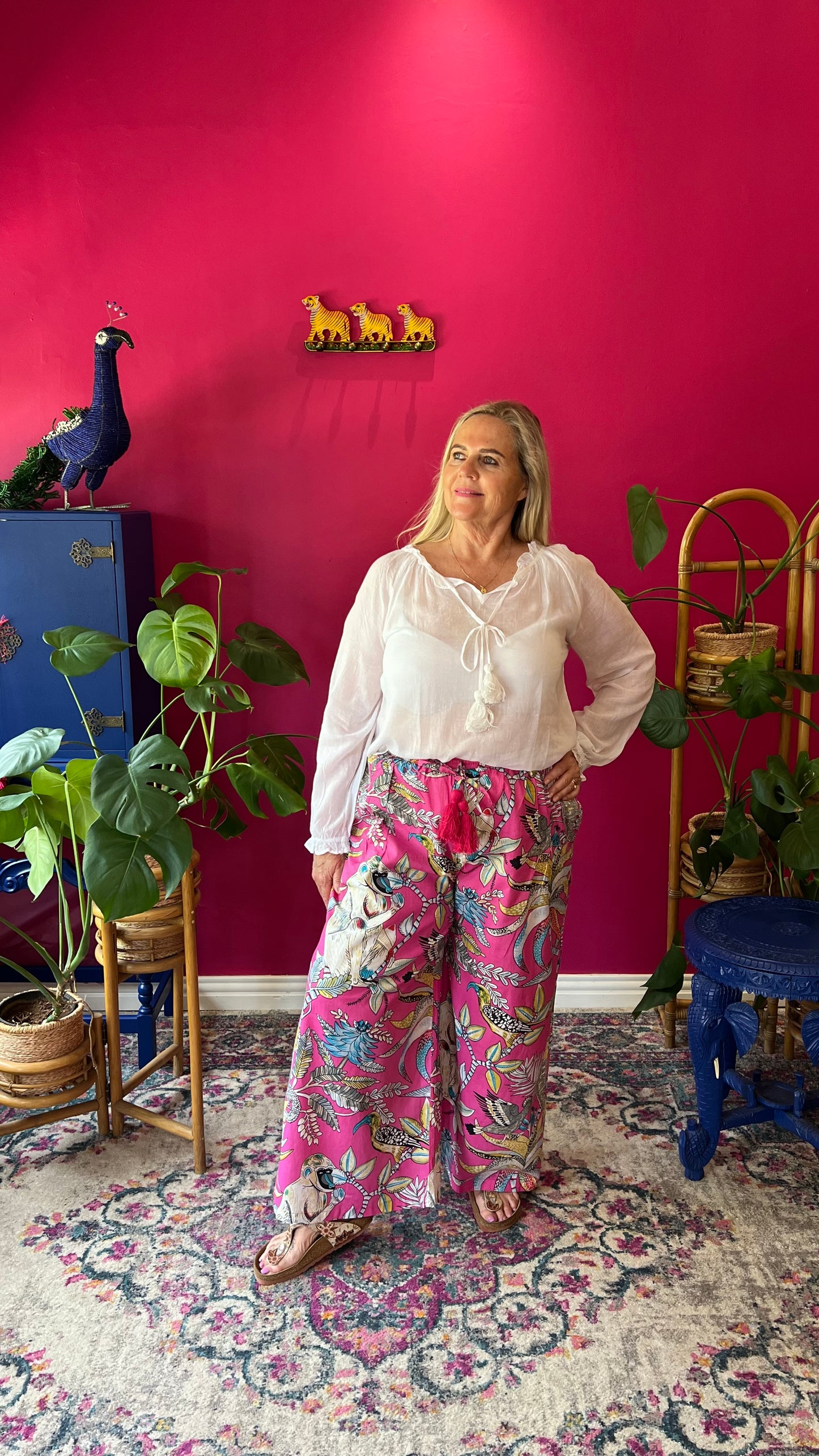 Palazzo Pants - Pink Monkey