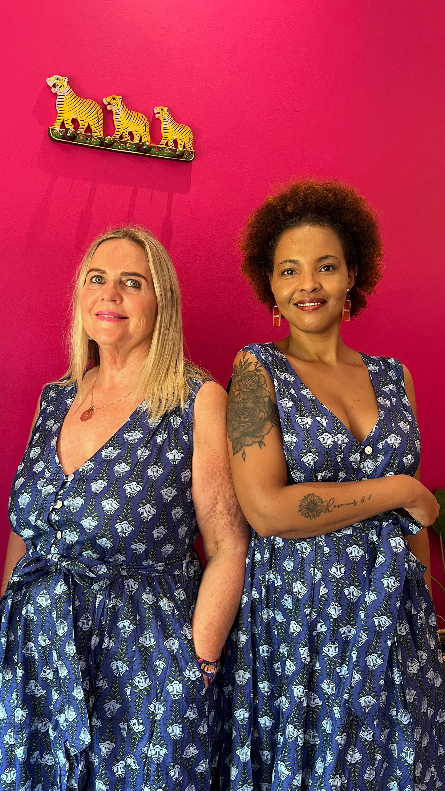 Avatar Dress - Indigo Tulips