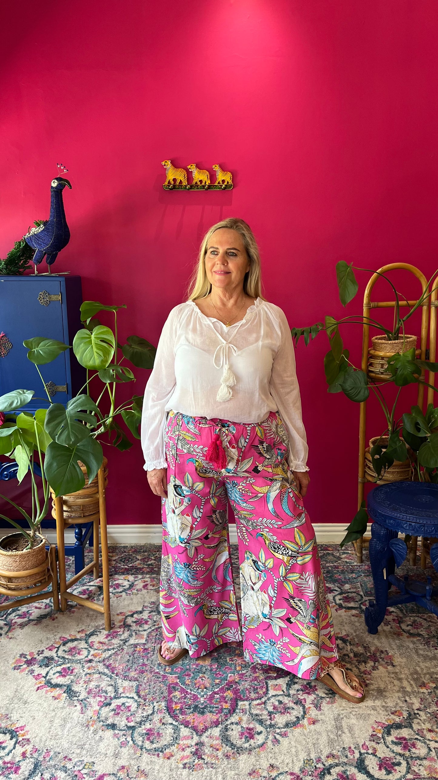 Palazzo Pants - Pink Monkey