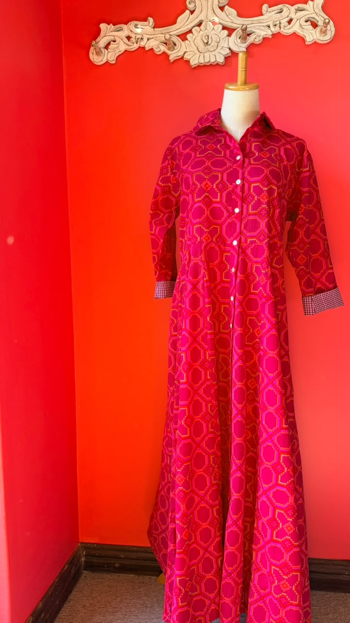 Sammy Joy 2.0 Hot Pink Retro with Touches of Orange and Light Pink