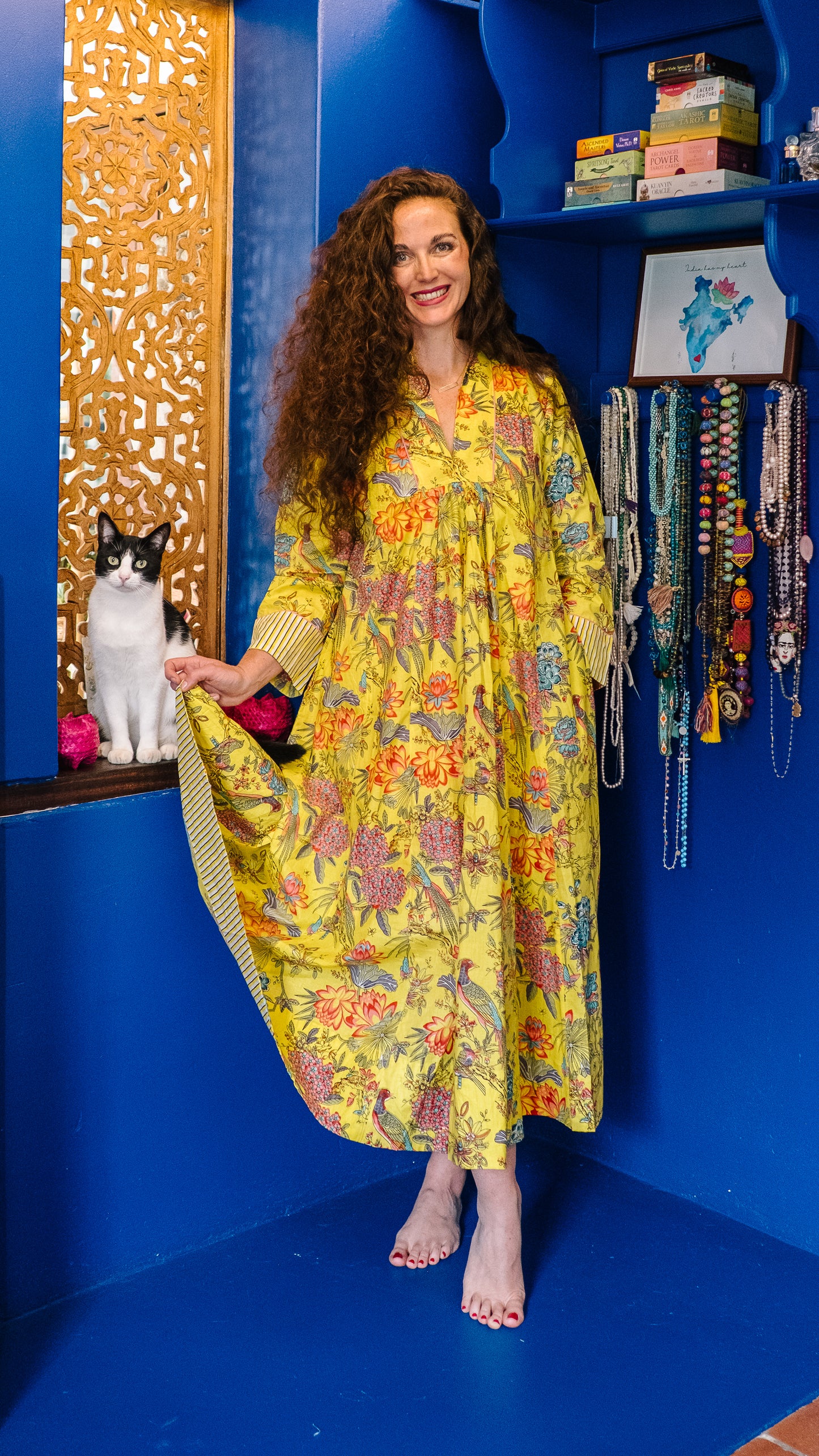 Long Rori Rose 2.0 - Yellow Peacock