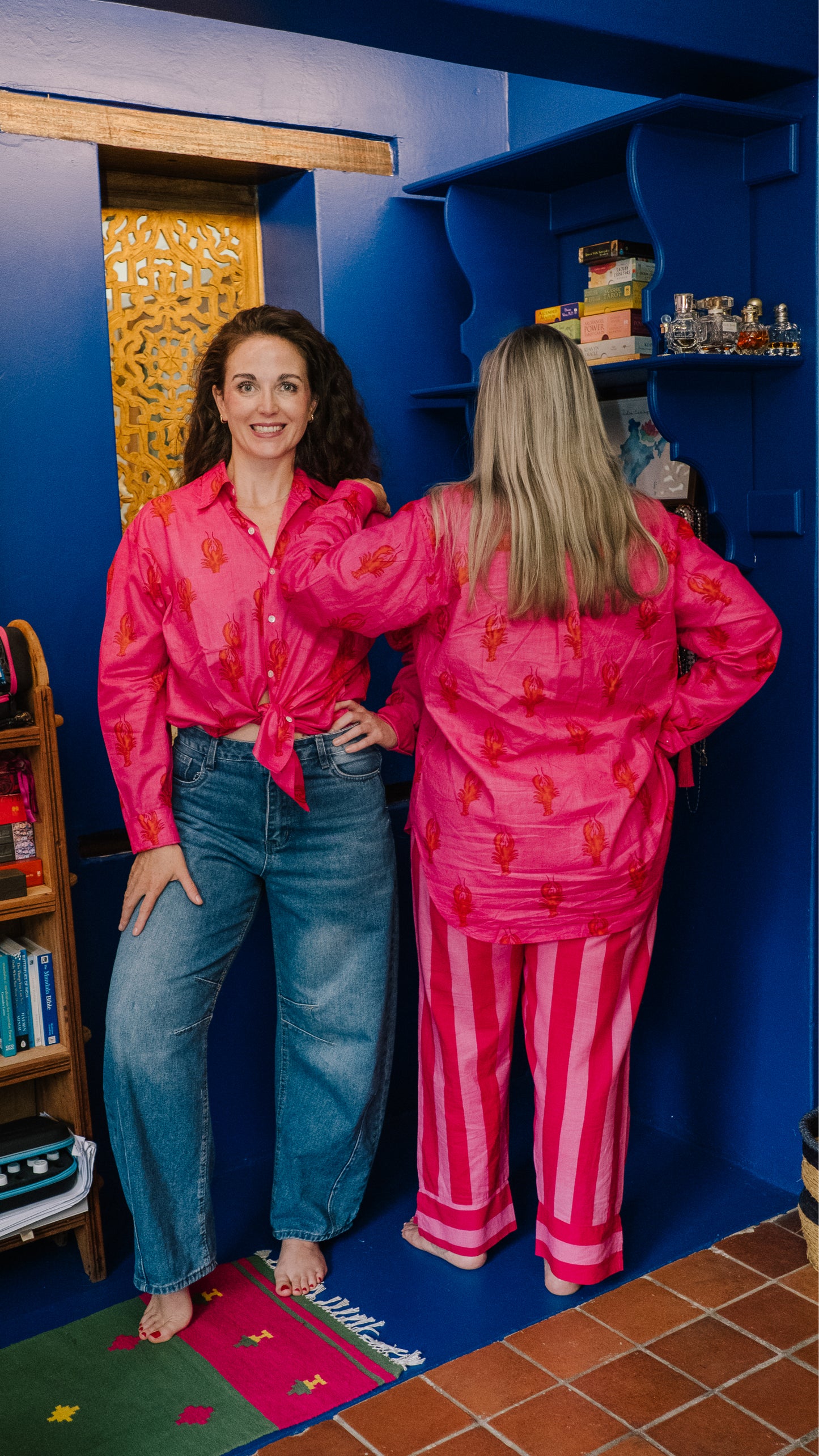 Beverley Blouse 2.0 - Hot pink lobster