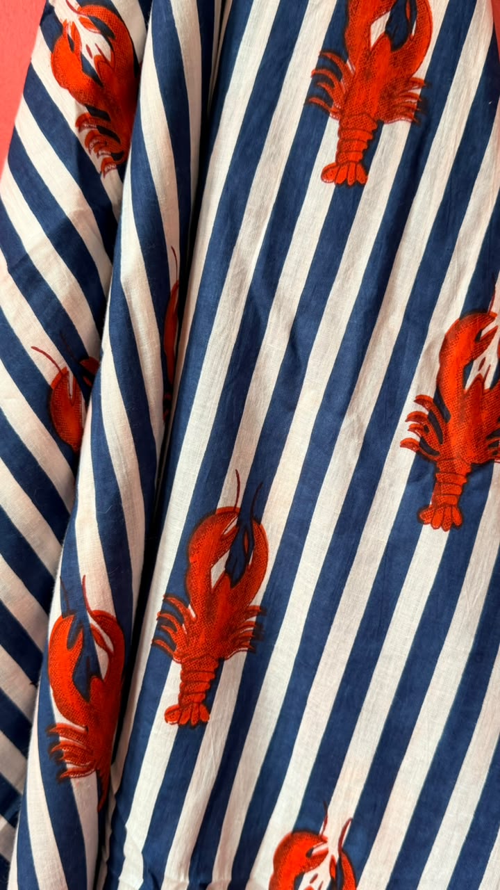 Homeware - Lobster Tablecloth with frilled Edges