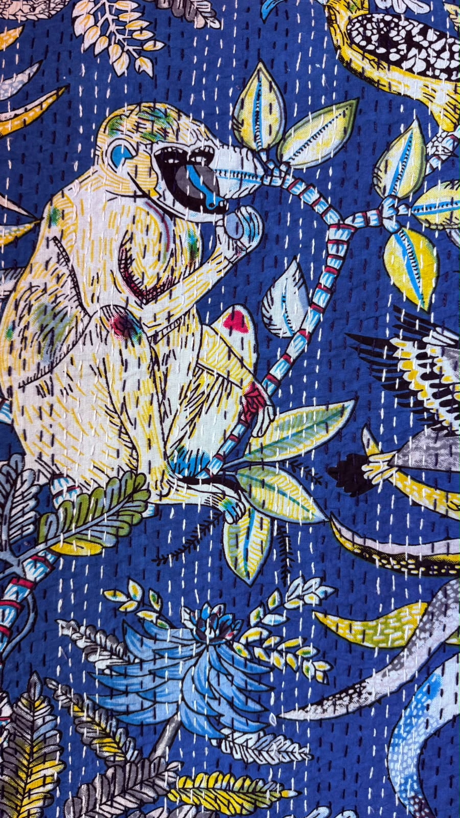 Royal Blue Monkies, Birds and Ground Horn Bills