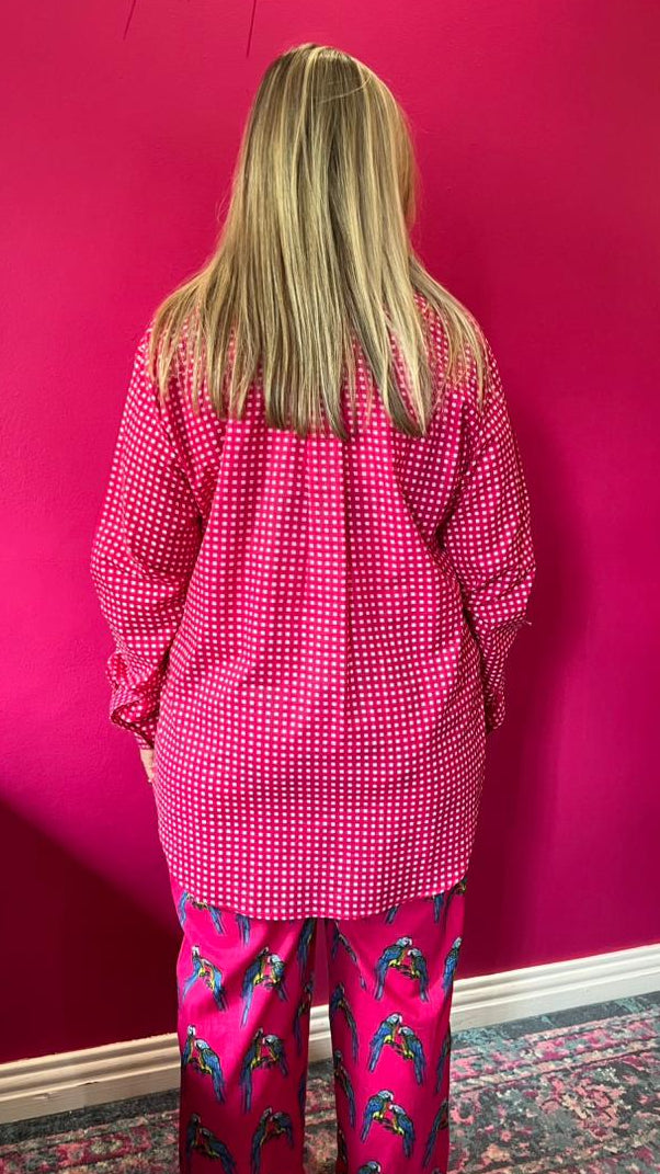 Beverley Blouse 2.0 Cherry Check