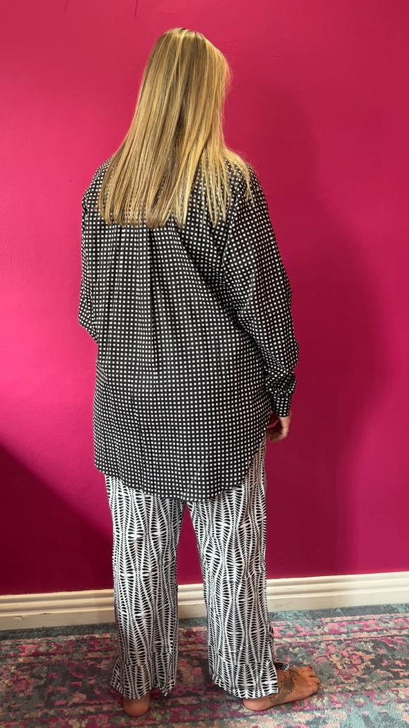 Beverley Blouse 2.0 Black Check