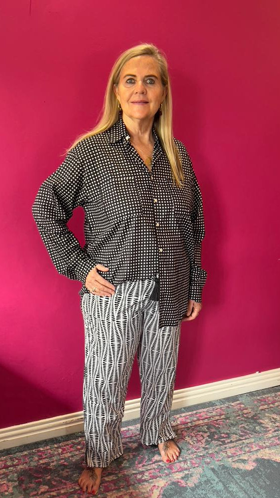 Beverley Blouse 2.0 Black Check